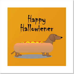 Happy Hallowiener - Hotdog Posters and Art